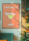 Cocktail Illustration Poster Print - Margarita
