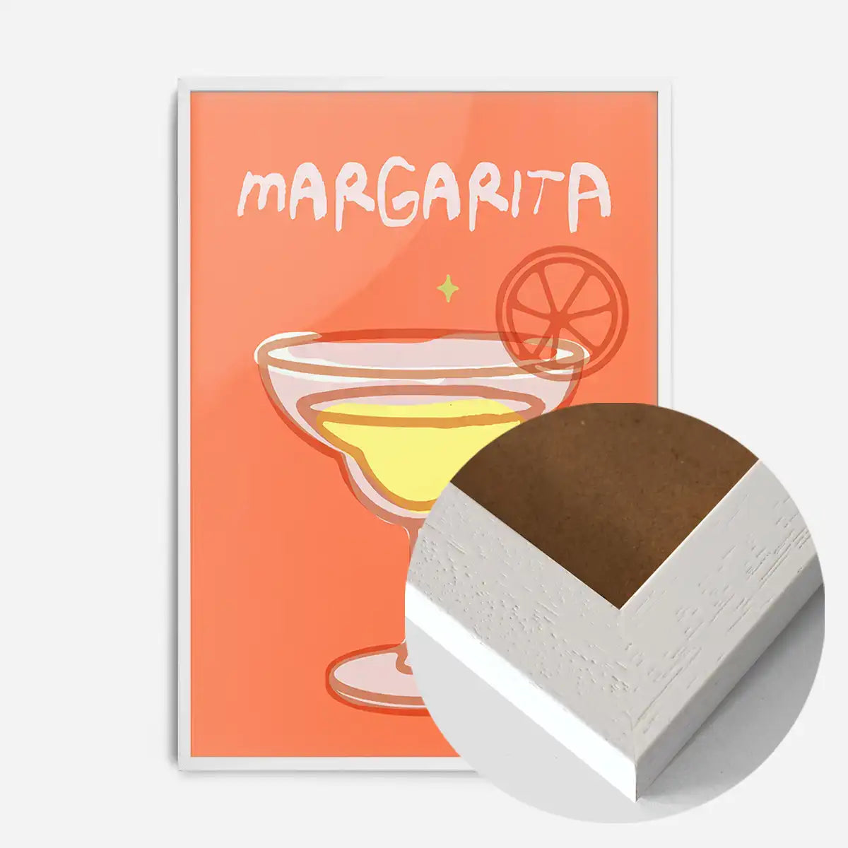 Cocktail Illustration Poster Print - Margarita