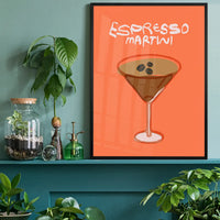 Cocktail Illustration Poster Print - Aperol Spritz