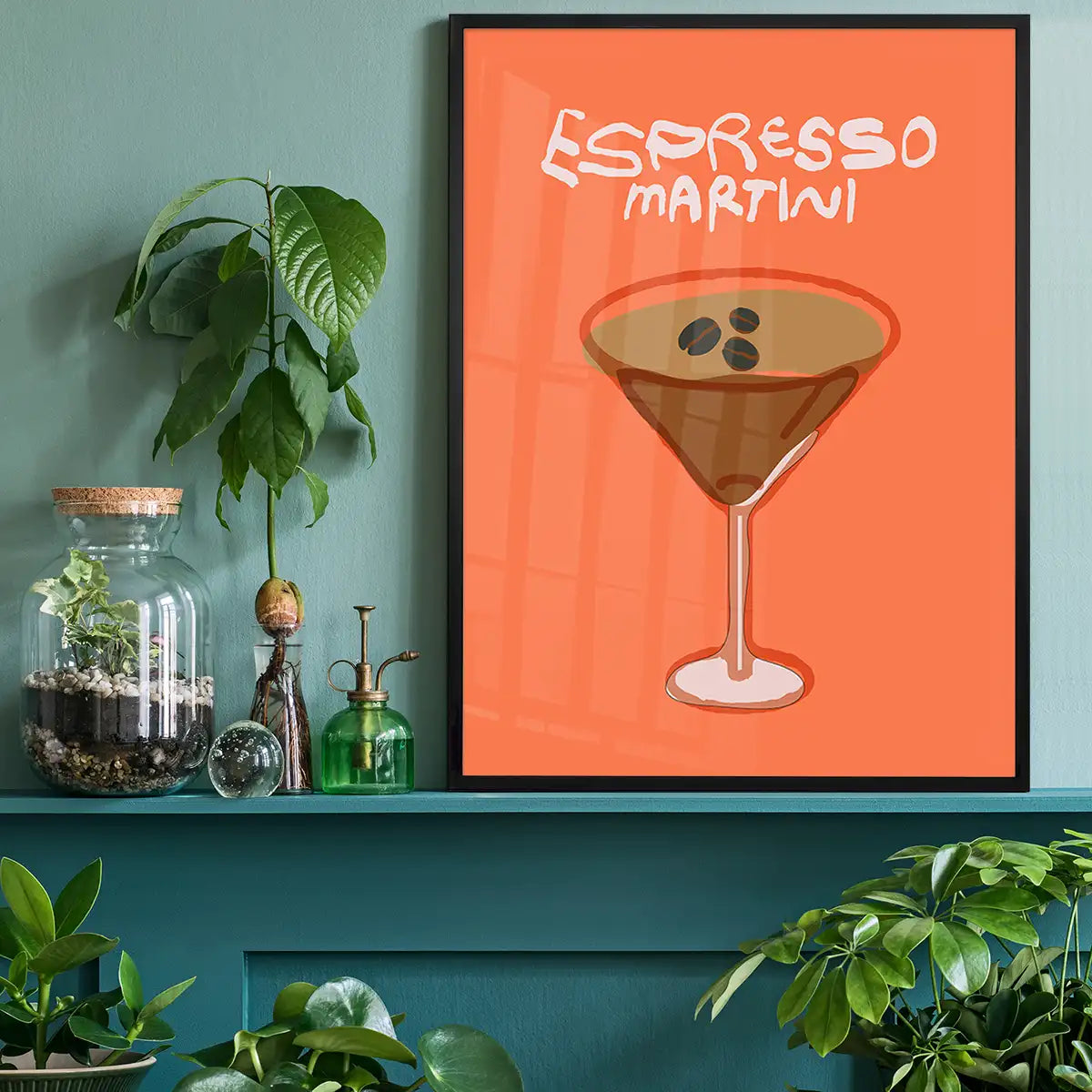 Cocktail Illustration Poster Print - Aperol Spritz