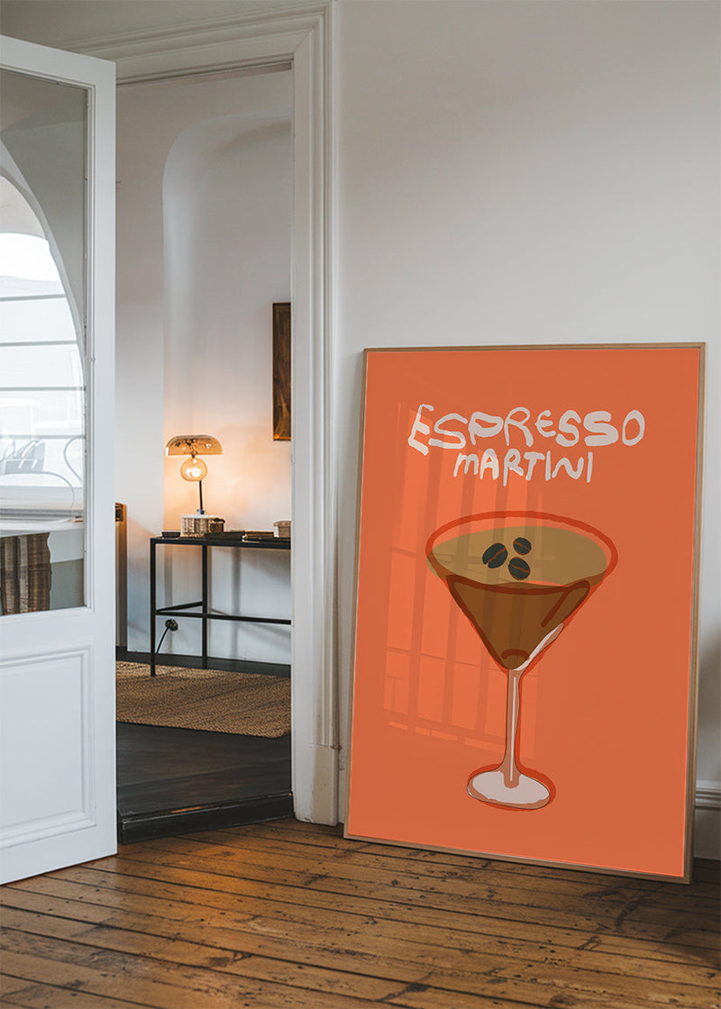 Cocktail Illustration Poster Print - Aperol Spritz
