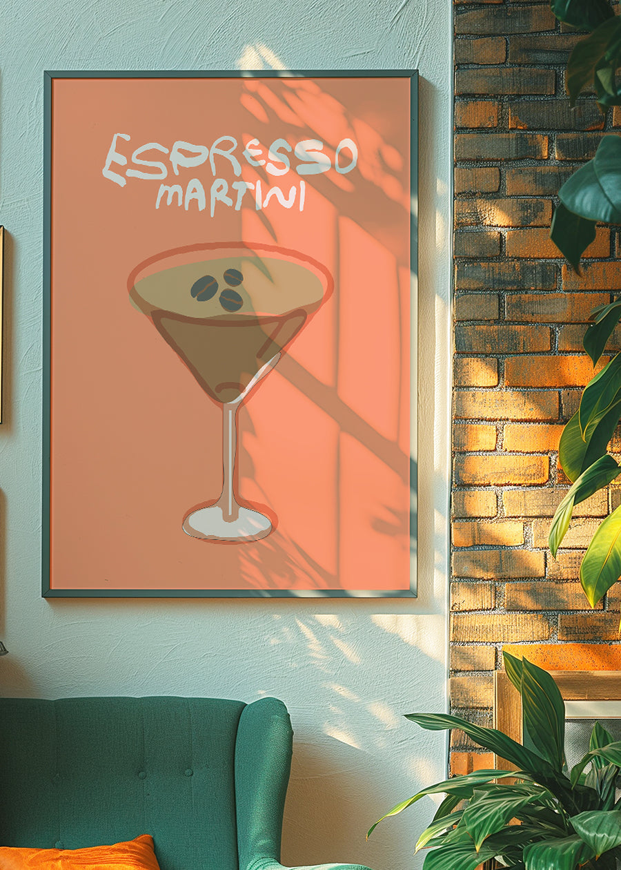 Cocktail Illustration Poster Print - Aperol Spritz