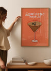 Cocktail Illustration Poster Print - Aperol Spritz