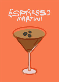 Cocktail Illustration Poster Print - Aperol Spritz