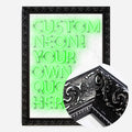 Black Ornate Frame