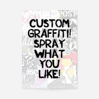 Custom Graffiti Stencil Print