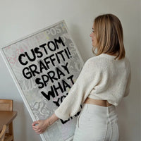 Custom Graffiti Stencil Print