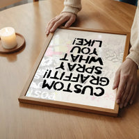 Custom Graffiti Stencil Print