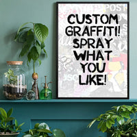Custom Graffiti Stencil Print