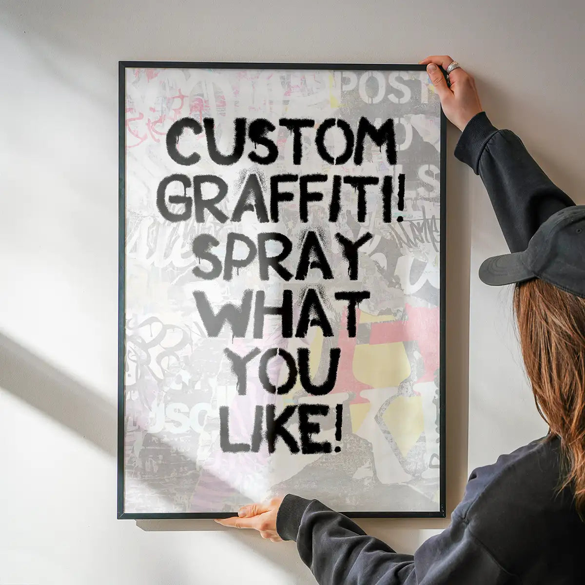 Custom Graffiti Stencil Print
