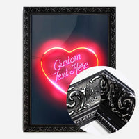 Custom Neon Love Heart Sign