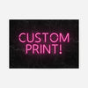 Custom Neon Sign Landscape Black Marble