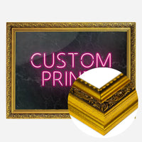 Custom Neon Sign Landscape Black Marble