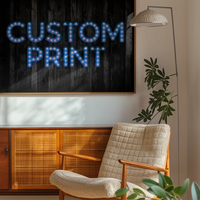 Custom Bulb Letters Blue Print