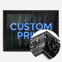 Custom Bulb Letters Blue Print