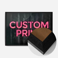 Custom Bulb Letters Pink Print