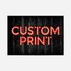 Custom Bulb Letters Red Print