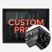 Custom Bulb Letters Red Print