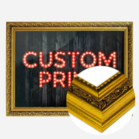Custom Bulb Letters Red Print