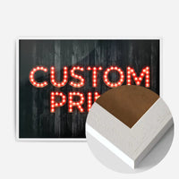 Custom Bulb Letters Red Print