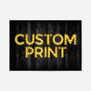 Custom Bulb Letters Yellow / Gold Print
