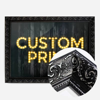 Custom Bulb Letters Yellow / Gold Print
