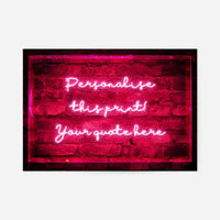 Custom Handwritten Neon Sign