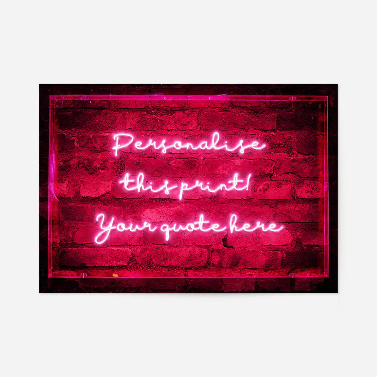 Custom Handwritten Neon Sign