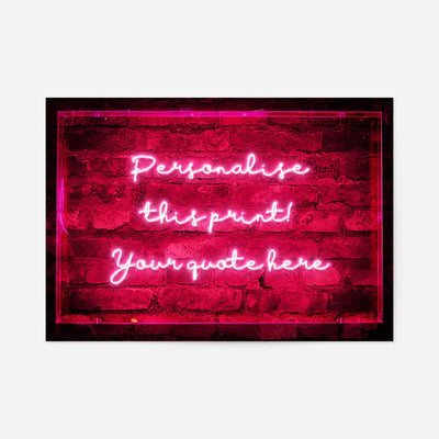 Custom Handwritten Neon Sign