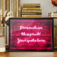 Custom Handwritten Neon Sign