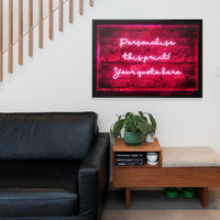 Custom Handwritten Neon Sign