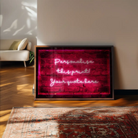 Custom Handwritten Neon Sign