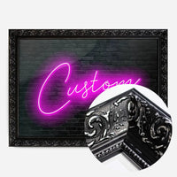 Retro Script Neon Print