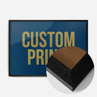 Gold Glitter Personalised Text Print