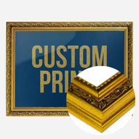 Gold Glitter Personalised Text Print