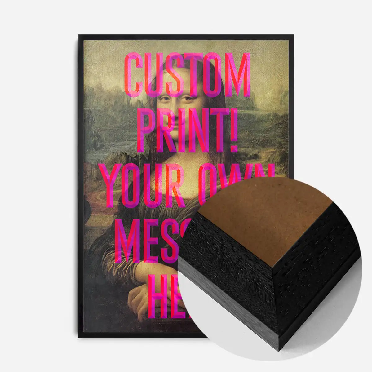 Custom Mona Lisa Quote Print