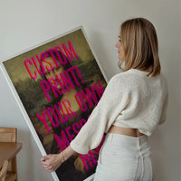 Custom Mona Lisa Quote Print