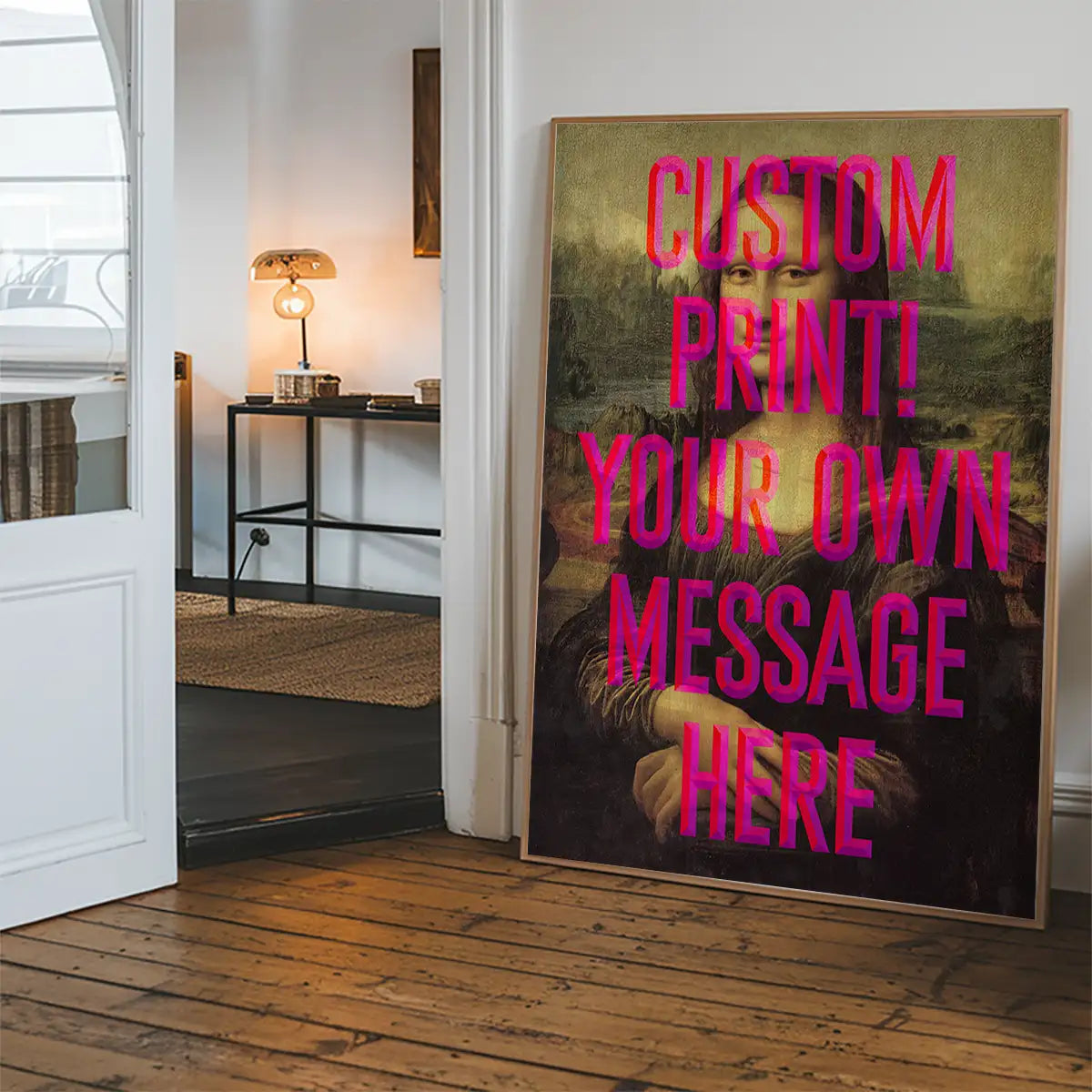 Custom Mona Lisa Quote Print