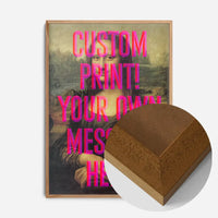 Custom Mona Lisa Quote Print