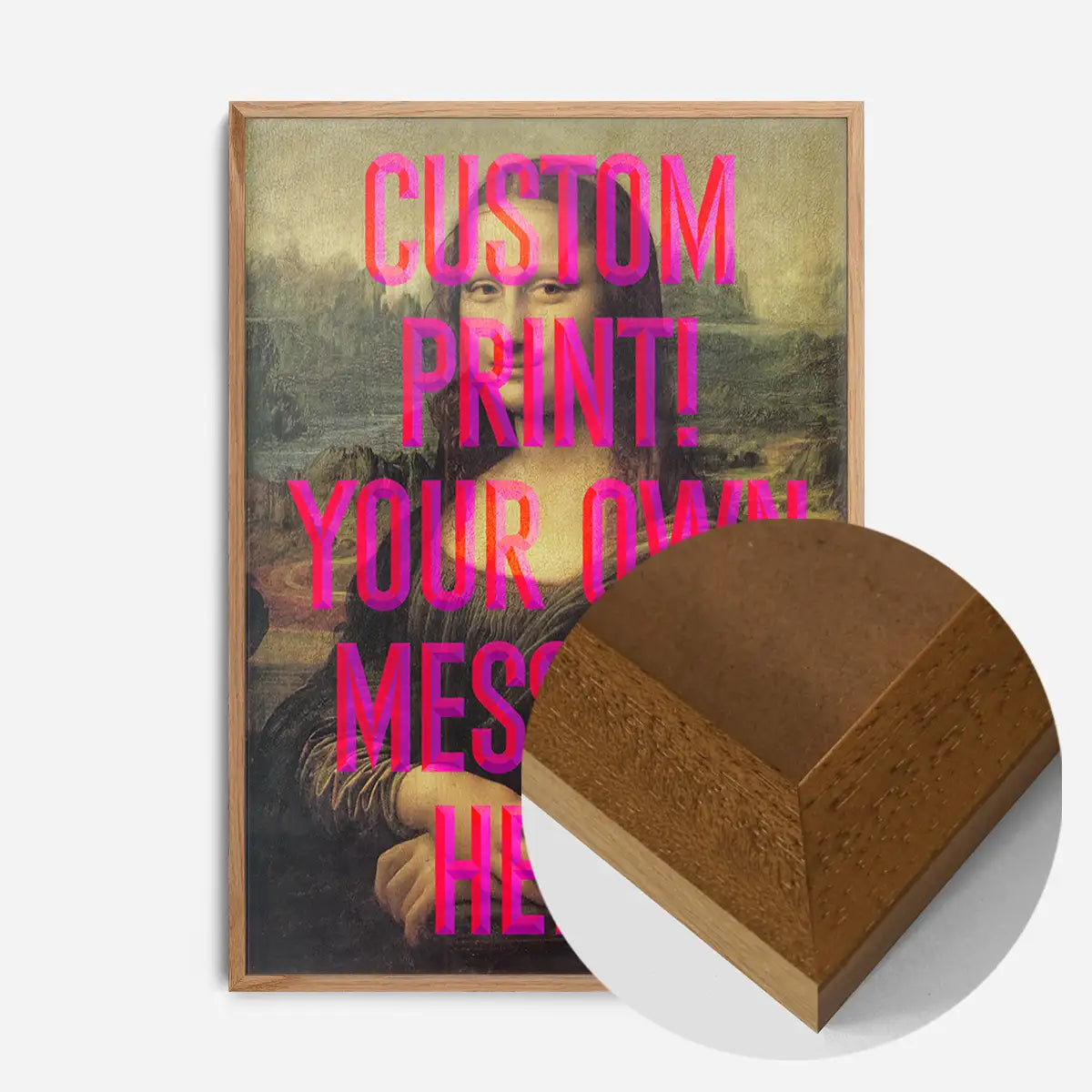 Custom Mona Lisa Quote Print