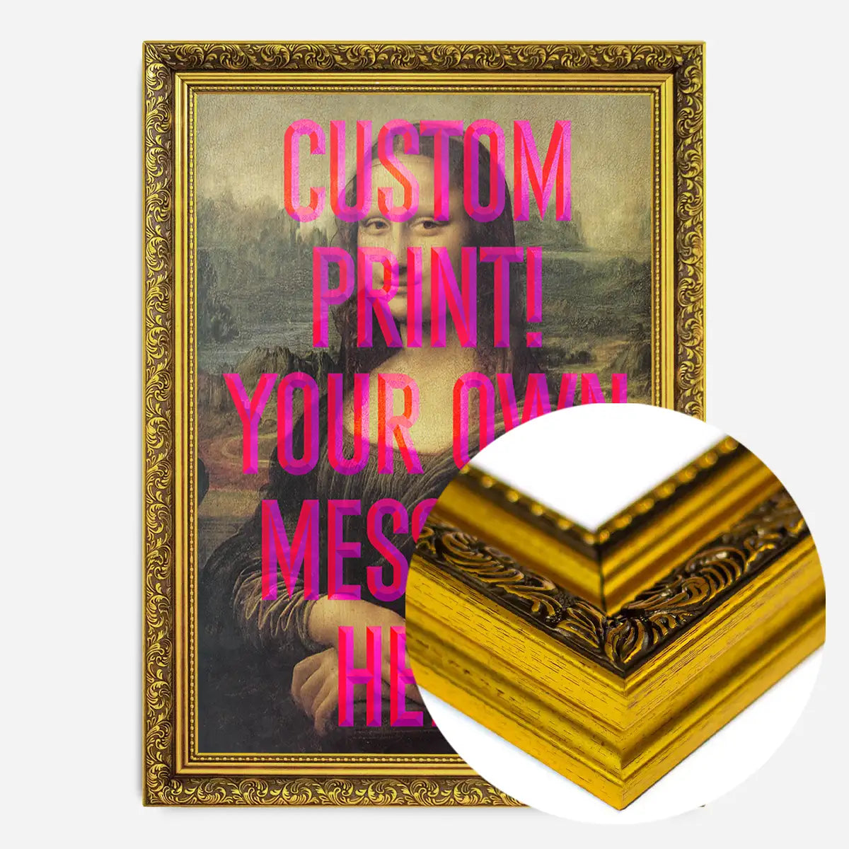 Custom Mona Lisa Quote Print