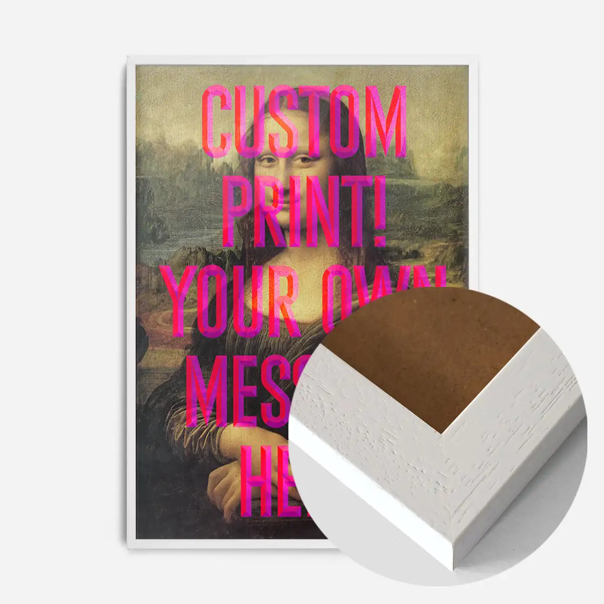 Custom Mona Lisa Quote Print