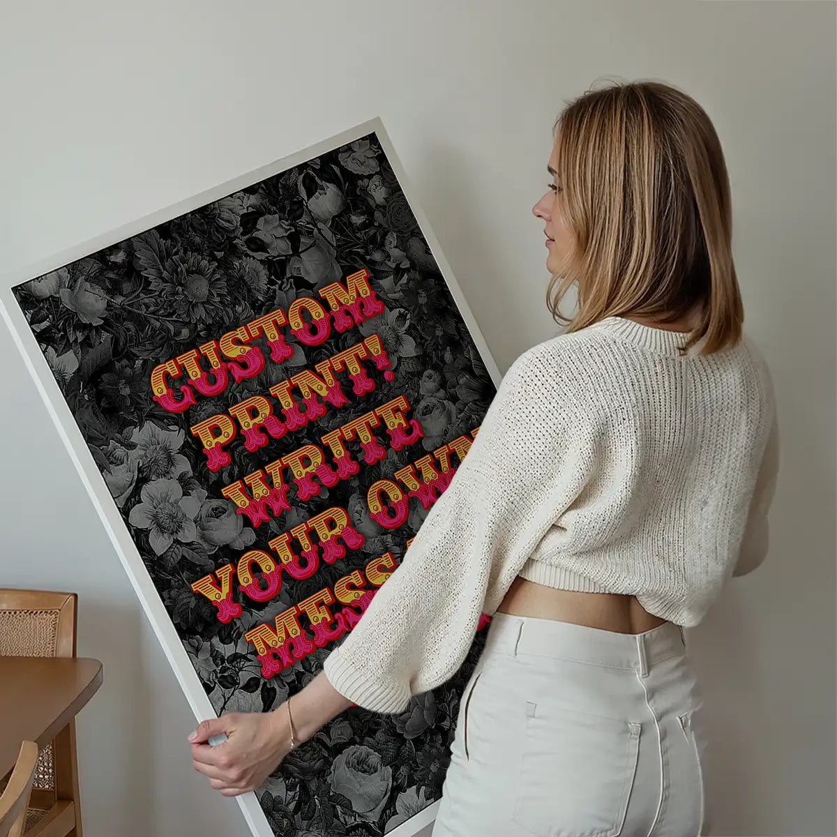 Custom Circus Letters Print