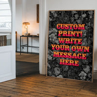 Custom Circus Letters Print