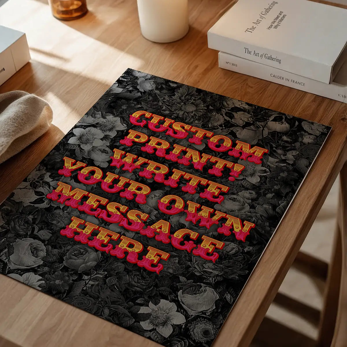 Custom Circus Letters Print