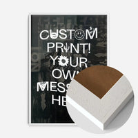 Custom Punk Style Letters Print