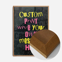 Custom Punk Style Cut and Paste Black Print
