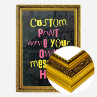 Custom Punk Style Cut and Paste Black Print