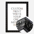 Black Ornate Frame