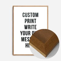Custom Bold Message Print White